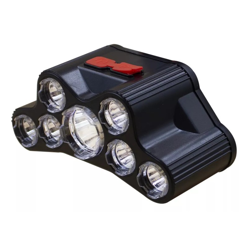 Maíz Linterna Led Minero Tactica Cabeza Recargable Usb Lampara