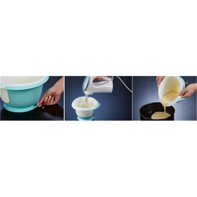 Keeeper 10743 Mariella Mixing Bowl, 3.5 litres Black/Blue