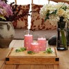 Homemory Flickering Flameless Candles with String Lights, Battery Operated Candles,