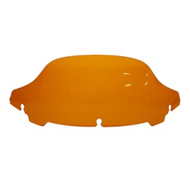 POWER JAMES Orange PMMA Acrylic 7.0" Height Windshield Windscreen for Harley Davidson 2014-Later FLHX Models