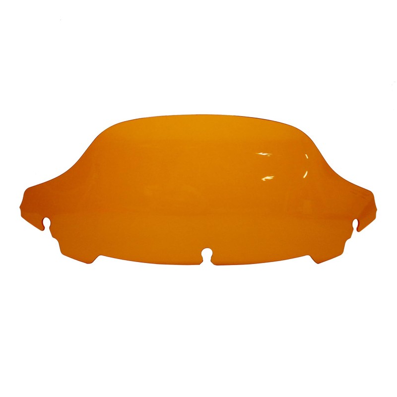 POWER JAMES Orange PMMA Acrylic 7.0" Height Windshield Windscreen for