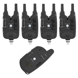 Fishing Bite Alarm, ABS LED Fishing Electronic Fish Bite Alarm Finder Sound Alert Indicator Accessory Fish Bite Alarm With Receiver Carp Fishing Alarm Indicator