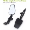 Unbranded 1 pair ADV Motorcycle Rearview Mirror Foldable Adjustable Adventure