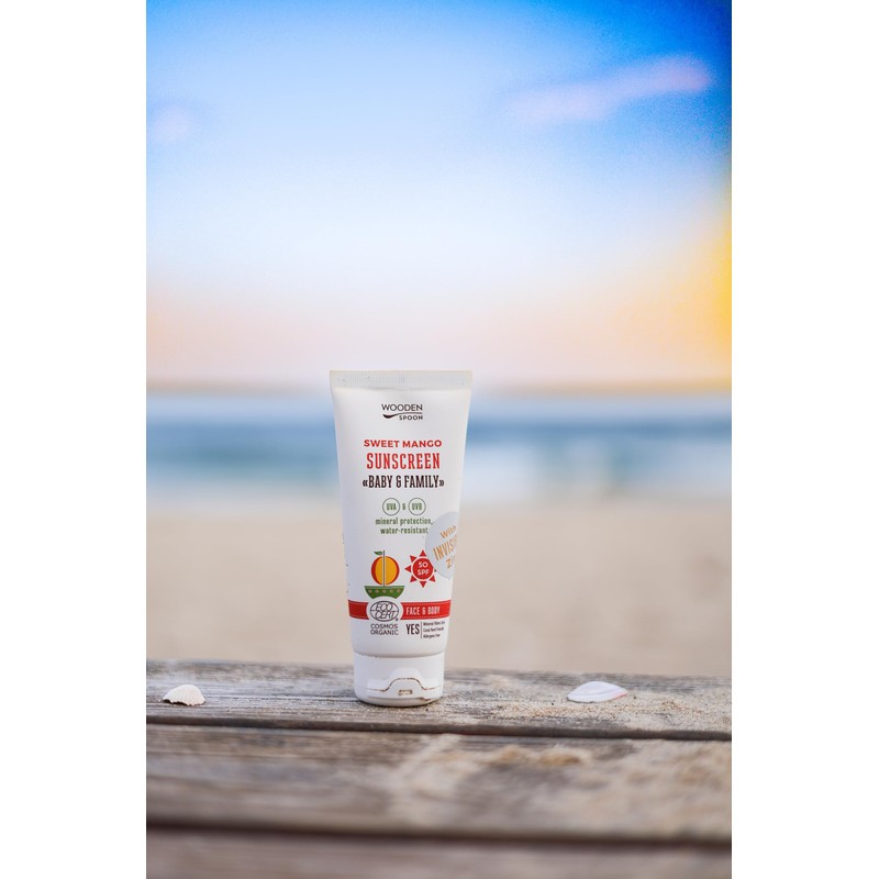 WOODEN SPOON Organic Sun Cream "Baby & Family" SPF 50
