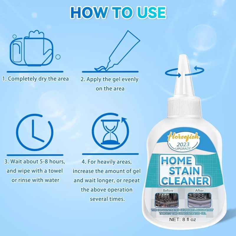HORSEFISH TOOL Home Remover Gel, 8 Fl Oz Household Washing