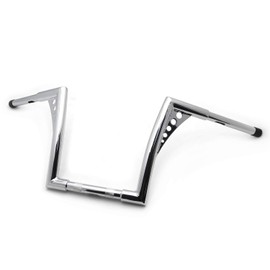 SMT- Ape Hangers Bars Fat 1-1/4" 10" Rise Handlebars Compatible with H-D Softail Sportster XL [P/N: SMT-TGHD-HB002-I]
