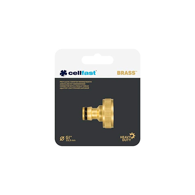 Cellfast Connector with a Female Thread BRASS™ G1, 52-855