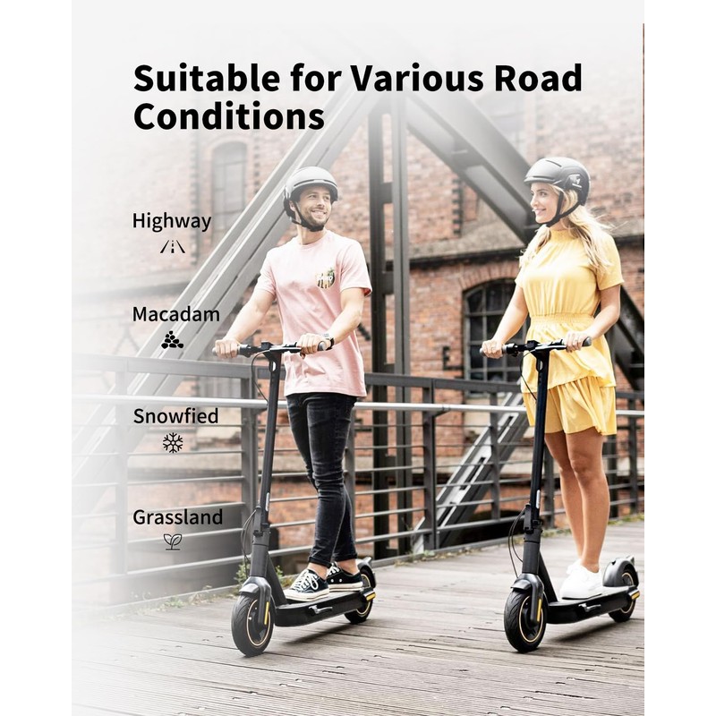 60/70-6.5 Tubeless Tire for Segway Ninebot Max G30P/G30LP Scooter Anti