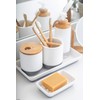 Full Circle Pick Me Up Cotton Swab and Q-Tip Canister,