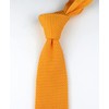 Kihatwin Men's Tender Yellow Eco-friendly Silk Ties Extra Long Knit