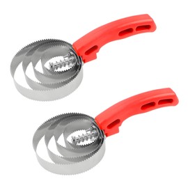 2 Stück Doppelseitiger Striegel Pferdebürste 4-Ringen Federstriegel Pferdeputzzeug Set Mähnenbürste für Fellpflege Mähnenpflege