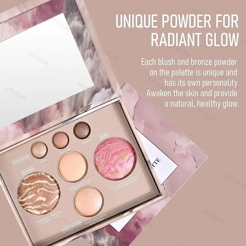 Paleta De Maquillaje Horneado For Rostro Completo .