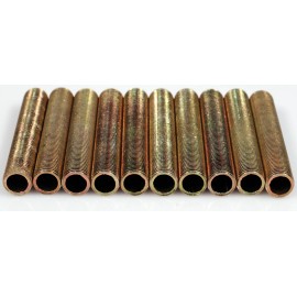 Creative Hobbies Steel All Thread Lamp Pipe Nipples, 3 Inch, 1/8IP Standard Lamp Pipe, DIY-10 Pcs