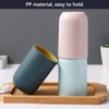 Bathroom Cups, Unbreakable Reusable Drinking Cups Set of 4 Colors