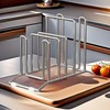 Chopping Board Holder, Baking Tray Holder Slots Chopping Board Stand