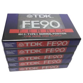 TDK FE ferric tape 5 pack