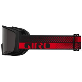 Giro Index 2.0 OTG Ski Goggles - Snowboard Goggles for Men, Women & Youth - Red Flow Strap with VIVID Smoke Lens