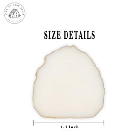 Drink Coasters Set | Epoxy Resin Coasters | Natural Floral Reusable Round Kitchen Utensils for Dining Cups | Luxury Set of 5 | Large Natural Resin Drink Coasters | Centrepiece | Table Decoration |