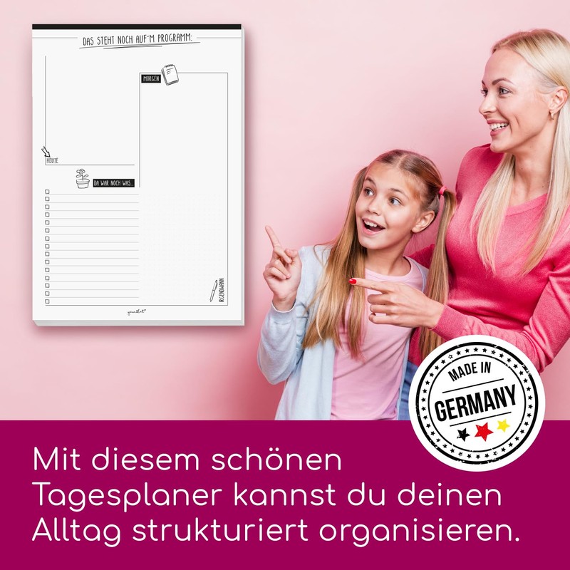 younikat Writing Pad "Das steht noch auf ´m Programme" I