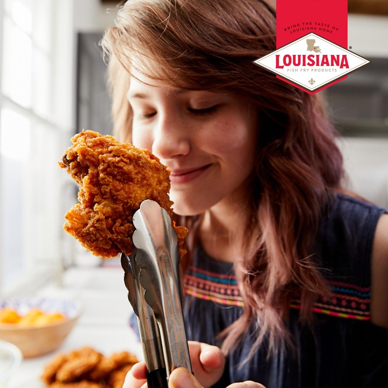 Louisiana Seasoned Chicken Fry Batter Pack of 3 Crispy Southern