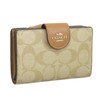 Coach C0082 Women's Bifold Wallet, Wallet, Leather, Compact, Brand, Medium