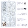 Gasea 150pcs 15 Style Nose Pads Set, Ultra-Soft PVC Anti
