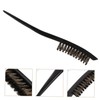 NOLITOY 2pcs Boar Bristles for Scalp Combing Smoothing Hair Brush