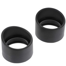 TEHAUX Binocular Eye Cups, Binocular Eye 33mm Inner Diameter Rubber Microscope Eyepiece Eyeshields Binocular Eye Cups Replacement (2pcs, Black)