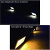 Follateas Solar Lights Outdoor, Waterproof Solar Powered Deck Step Lights