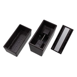High Logic 58614 Storage Hardware Dark Brown Set of 2