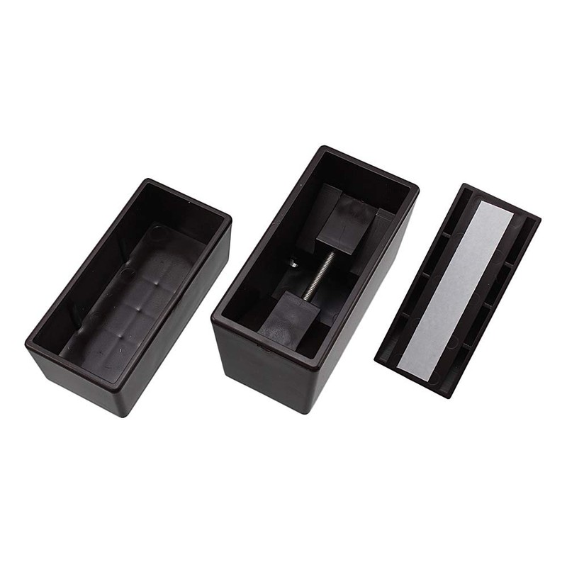 High Logic 58614 Storage Hardware Dark Brown Set of 2