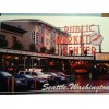 THE PACIFIC NORTHWEST AERIAL VIEW CHROME POST CARD PUBLIC MARKET