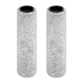 【Version 2, Detachable】(2 Pack) Floor One S9 Artist Pro Replacement Brush Rollers Compatible With Tineco Floor One S7 Pro, Floor One S6, Stretch S6 Cordless Wet Dry Vacuum Cleaner (Excluding Handle)