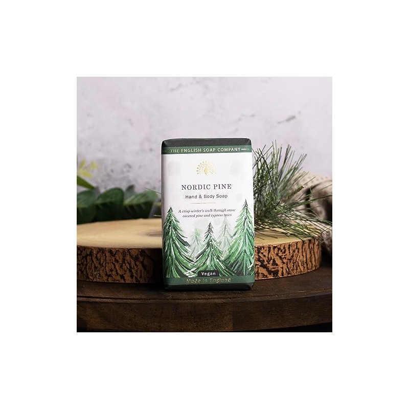 Nordic Pine Scented Hand and Body Soap Bar