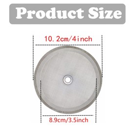 6 PCS Cafetiere Filter Mesh, Coffee Filter, Cafetiere Filter Mesh, French Press Cafetiere Coffee Filter, Reusable Mesh Filters Screen, Fine Residue Filters, Hole Filters, French Press Accessories