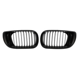 Front Bumper Kidney Sport Grille Grill Replacement for E46 4D 318I 320I 323I 328I 2002-2005 Matte Black