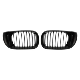 Front Bumper Kidney Sport Grille Grill Replacement for E46 4D 318I 320I 323I 328I 2002-2005 Matte Black