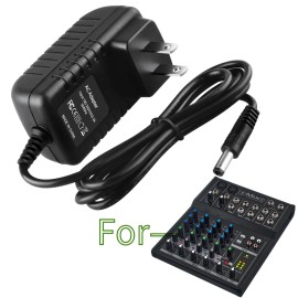 Fullecty 18V AC Adapter for Mackie Mix8 Compact 8-Channel Mixer Power Supply Cord