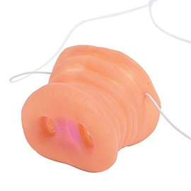Fun Express - Pig Nose Mask - Apparel Accessories - Costume Accessories - Misc Costume Accessories - 12 Pieces