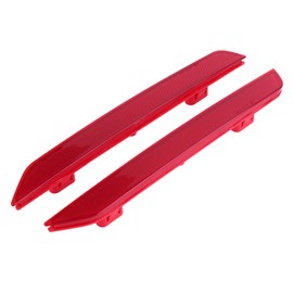 Slakerbe Car Rear Bumper Reflector Fit for Honda for Odyssey 2011-2017 Left and Right Rear Reflector Assembly Replace 33505TK8A01,33555TK8A01