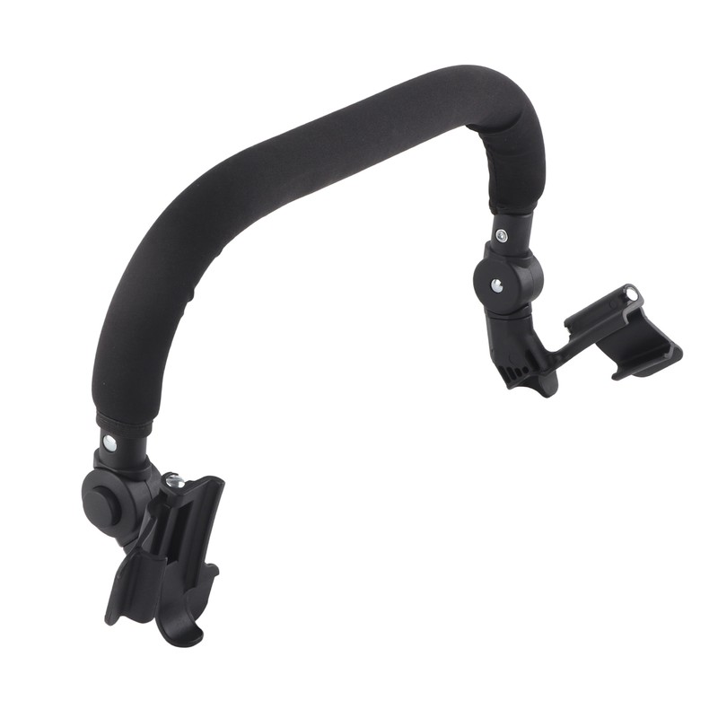 Baby Stroller Bumper Bar Universal Adjustable Angle Stroller Armrest Comfortable