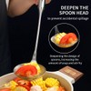 Evanda Stainless Steel Silver Soup Ladle, Serving Spoon, for Restaurant