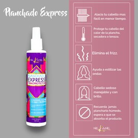 NEKANE Planchado Express Termoprotector - Heat Protectant for Hair 300 mL, Pink