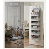 6-Tier Over-the-Door Hanging Organizer for Everyday Storage – Space-Saving Fabric