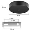 Xisakaca 2 PCS Ceiling Canopy Kit for Chandelier, Pendant Light