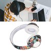 Over Ear Headphones for Laptop PC Gaming, Graffiti Bluetooth5.1 Headset