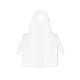 Meditrade Disposable Polyethylene Apron Blocked Individually Tear Off LDPE White Pack of 50 Size 125 x 81 cm