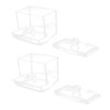 Alipis Cotton Buds Holder Acrylic Makeup Cotton Box Elegant Storage