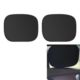 YYTQP Car Side Window Sun Shades, 2 PCS Window Sunshades Privacy Curtains, Sun Glare and UV Rays Protection, Block Light for Breastfeeding, Taking a nap, Changing Clothes, Camping (Rear Window)