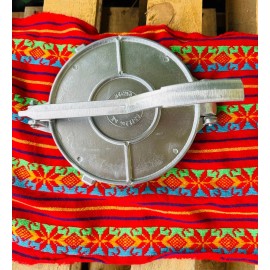 Gonzales Tortilla Press Manual 8in Aluminium. Tortilera Manual De Aluminum 8in